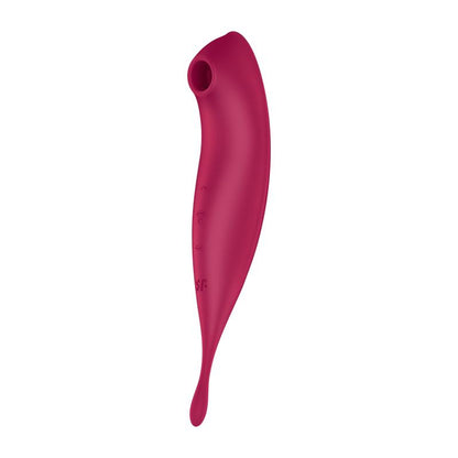 Twirling Pro Clitoris Sucker and Vibe APP Satisfyer Connect Dark Red