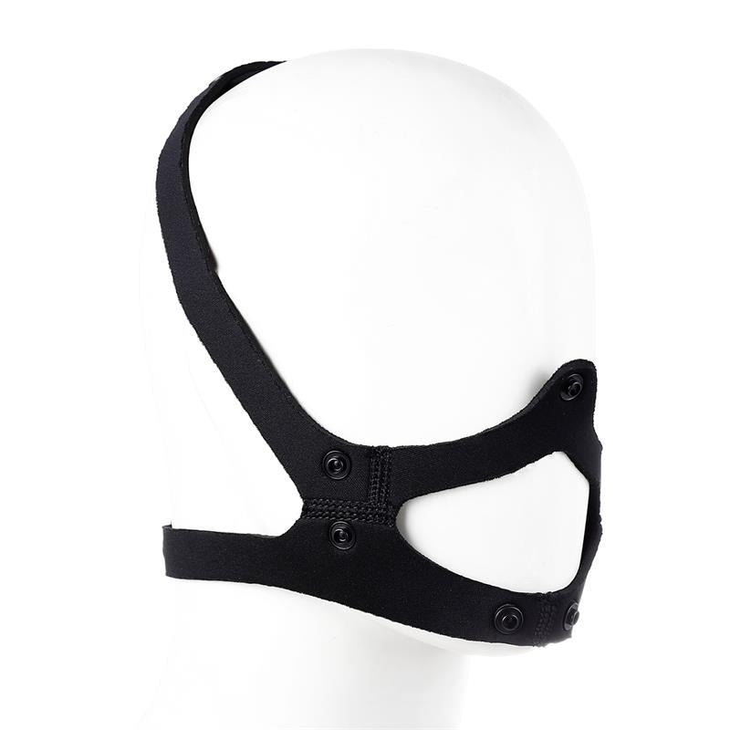 Neoprene Puppy Face Mask Adjustable and Desmontable Black