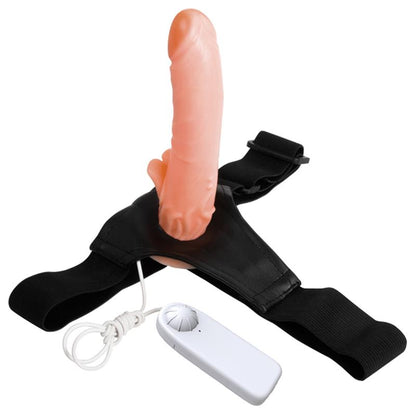 Hybee Multi Speed Strap On with Hollow Dildo and Remote Control
