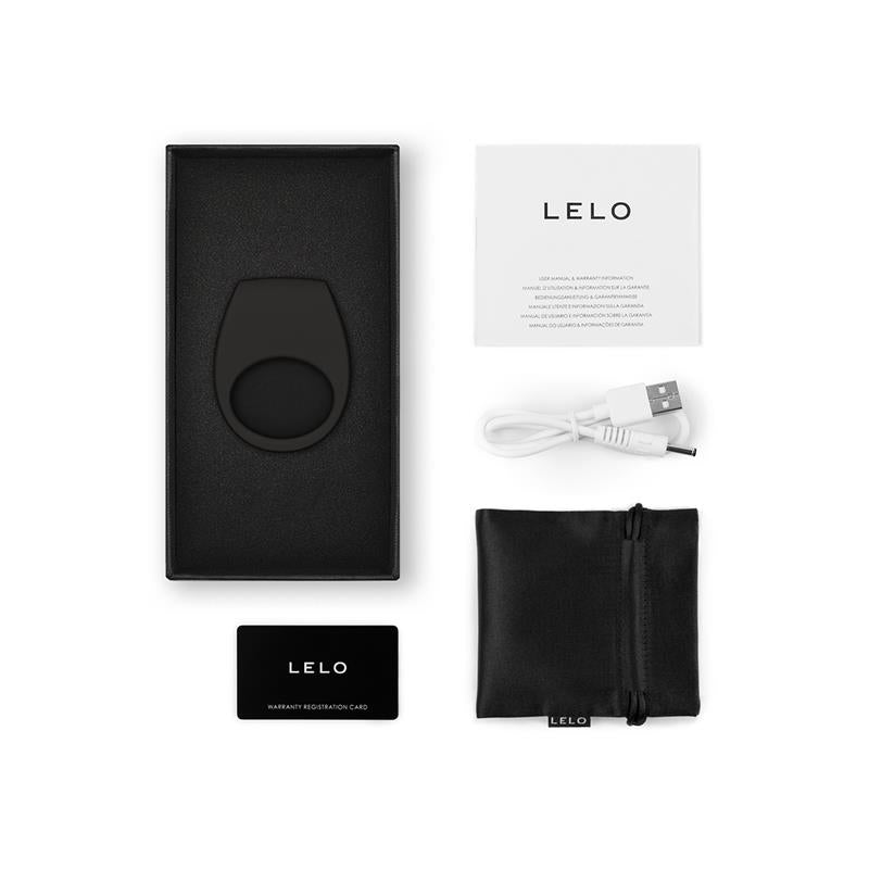 Tor 3 Ring for Couples with Lelo APP Black