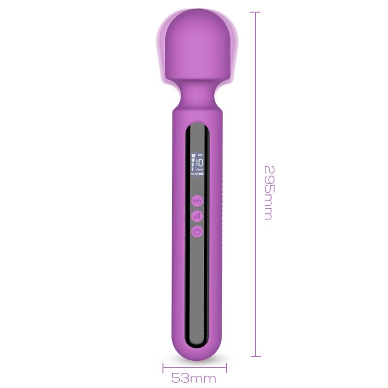 Aura Wand Massager with Digital Led Screen Big Size and Powerfull 295 cm