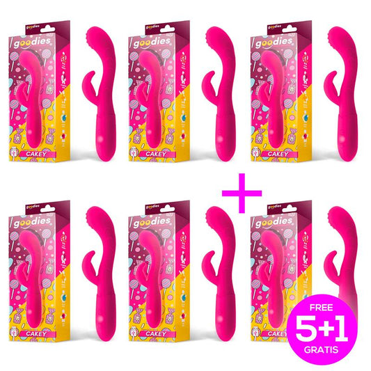 Pack 51 Cakey G Spot Vibe with Rabit Silicone USB