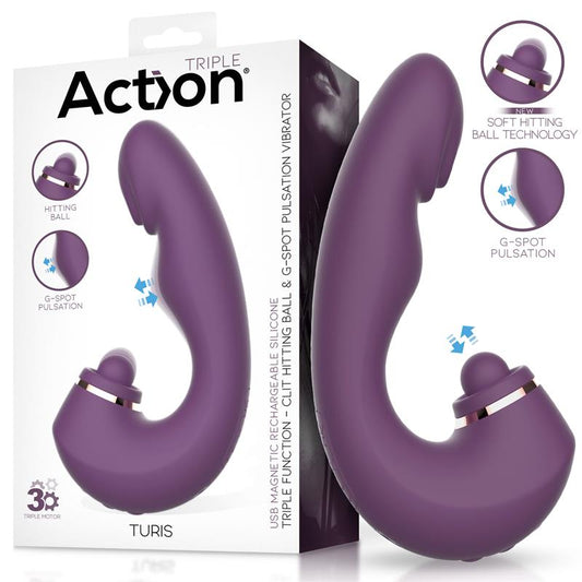Turis Soft Hitting Ball with G Spot Pulsation and Vibration