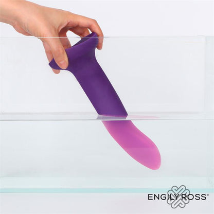 Color Changing Dildo Purple to Pink Size S 14 cm