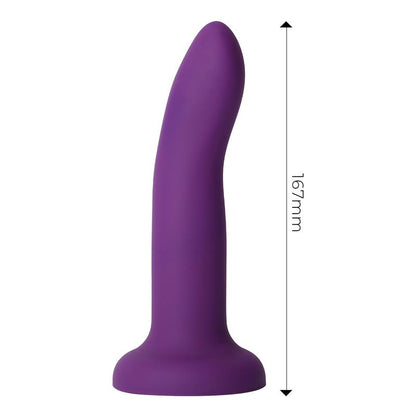 Color Changing Dildo Purple to Pink Size M 17 cm