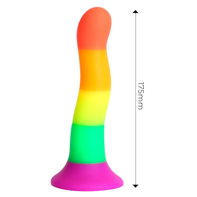 Dildo Rainbow Color 18 cm