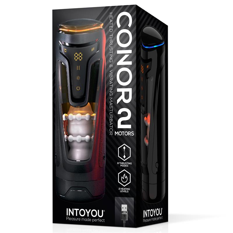 Conor Male Masturbator with Thrusting Vibration and Heat Function