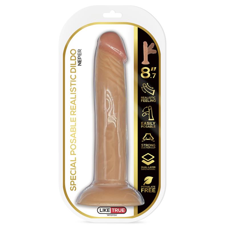 Neper Articulable Posable Realistic Dildo 87 Flesh