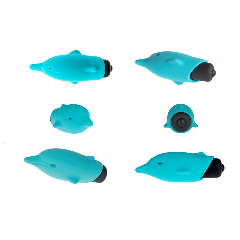 Vibrating Bullet Dolphin Silicone 75 c 25 cm