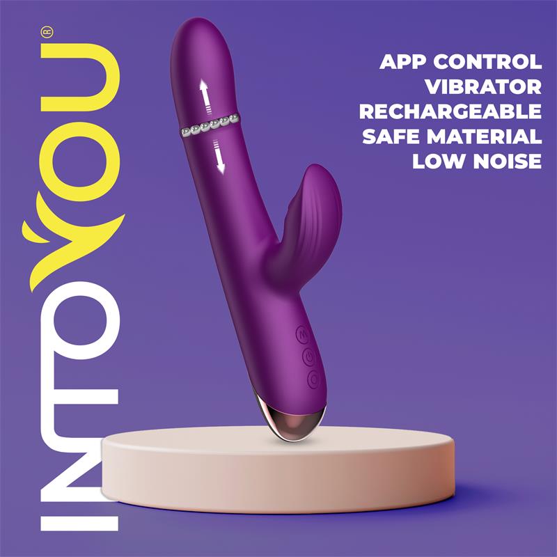 Sendel Vibe with Up and Down Internal Beads Ring and Pulsation with App