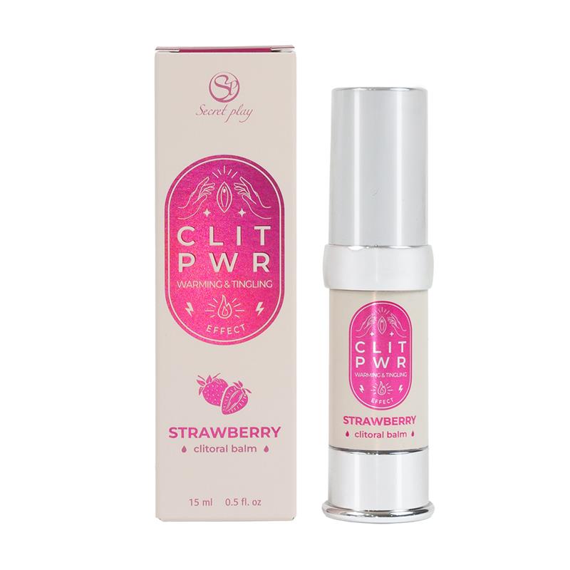 Clit Pwr Clitoris stimulating balm Strawberry 15 ml