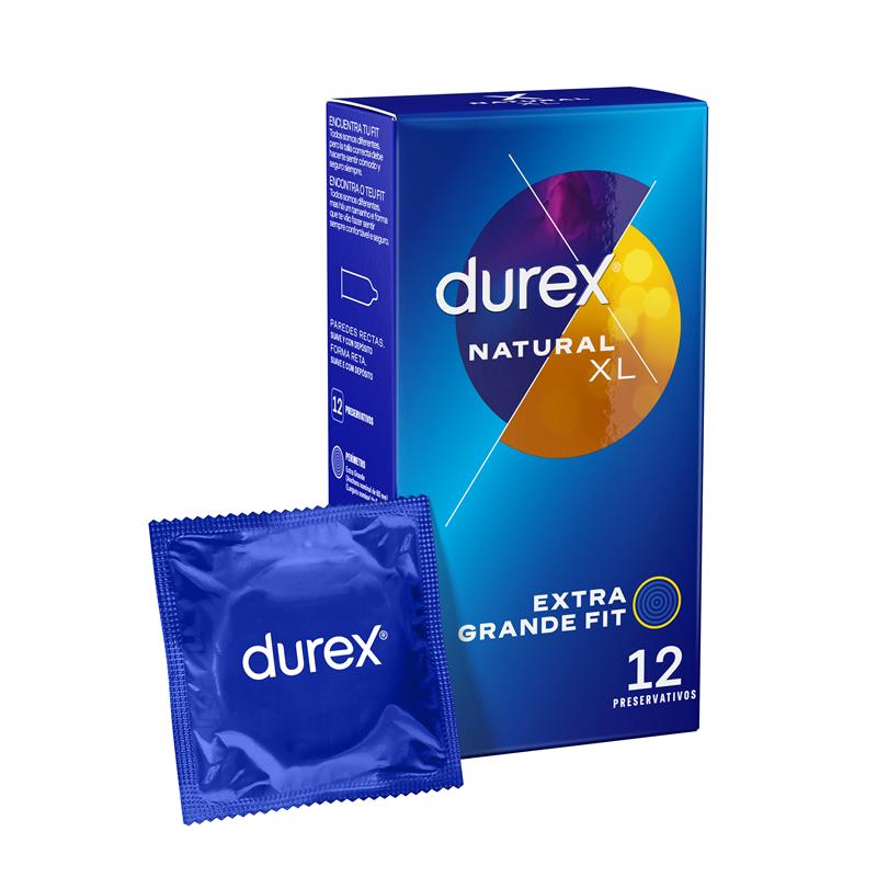 Natural XL Condoms 12 units