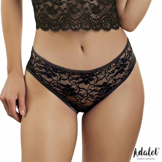 Camila Open crotch Panties with Floral Lace