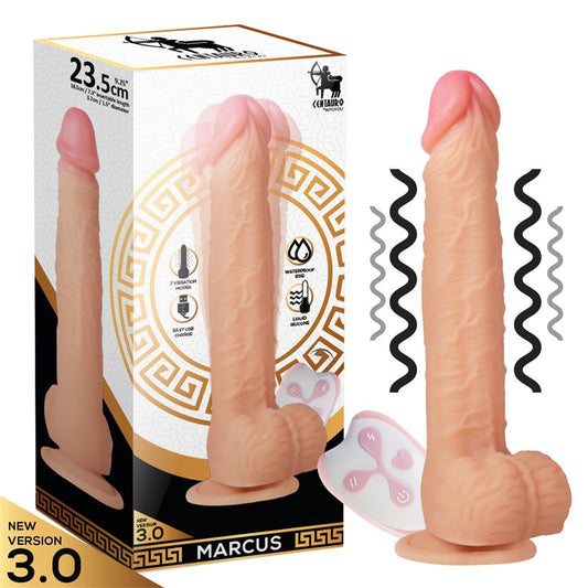 Marcus Realistic Vibrating Dildo with Remote