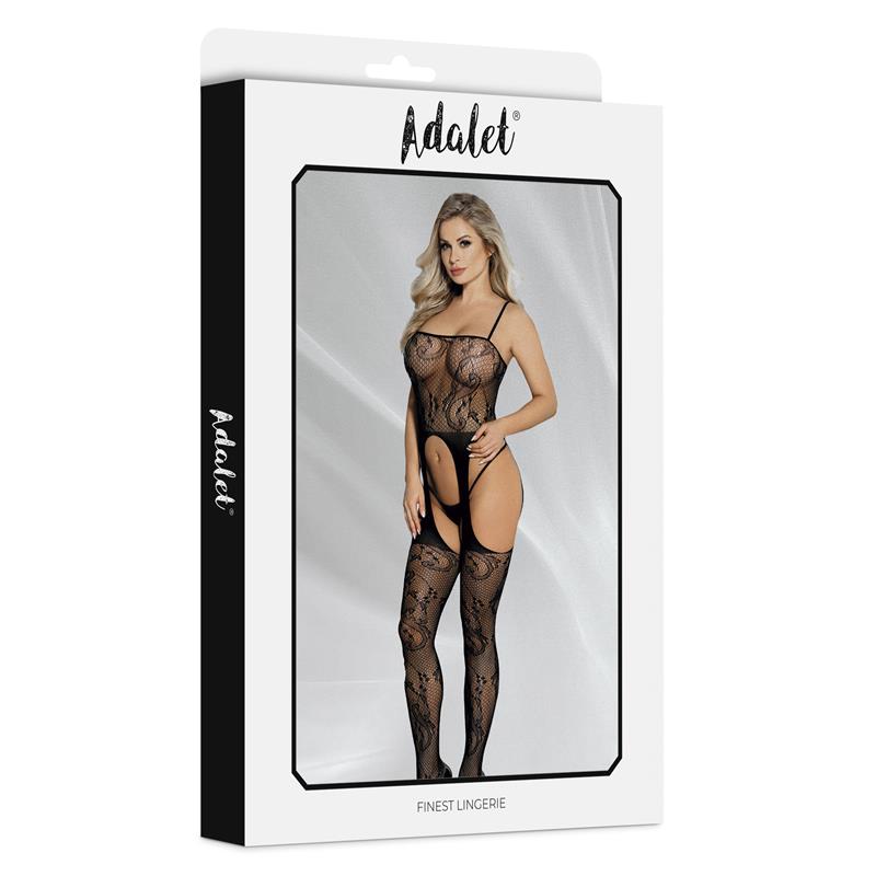Lilly Open Bodystocking with Garters