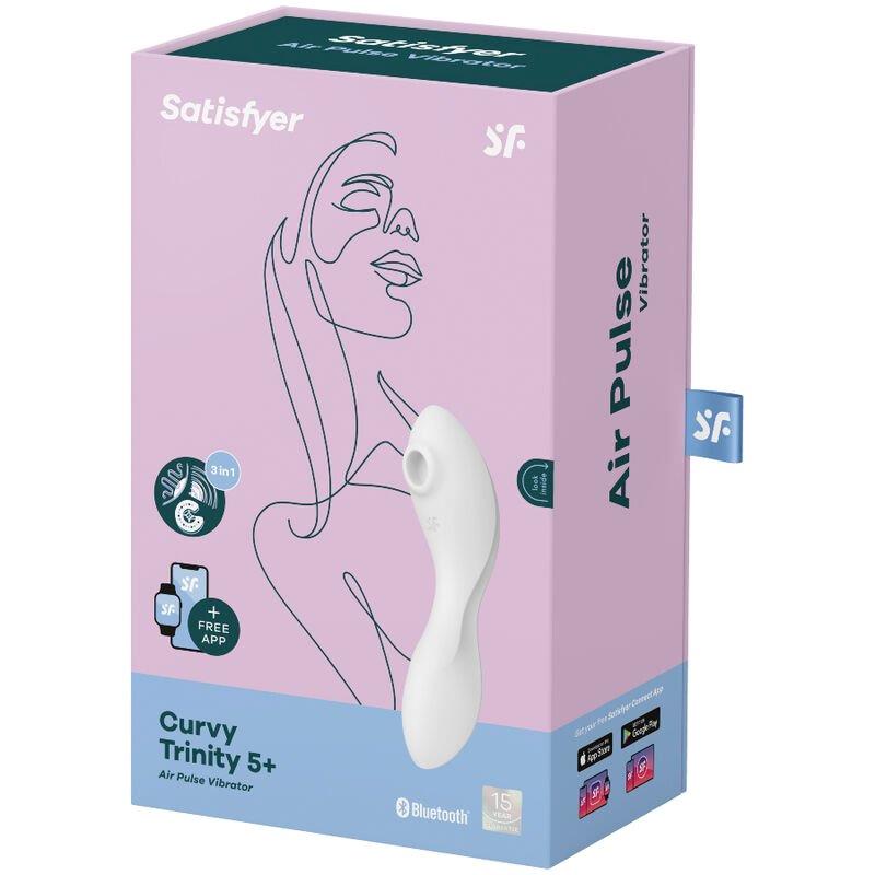 Curvy Trinity 5 with APP Satisfyer Connect White