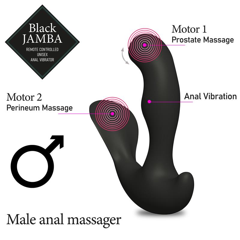 Jamba Anal Vibrator and G Spot Stimulator Black