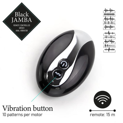 Jamba Anal Vibrator and G Spot Stimulator Black